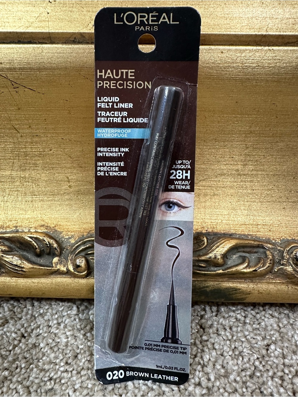 L'oreal Paris Haute Precision Liquid Felt Liner Waterproof 020 Brown Leather